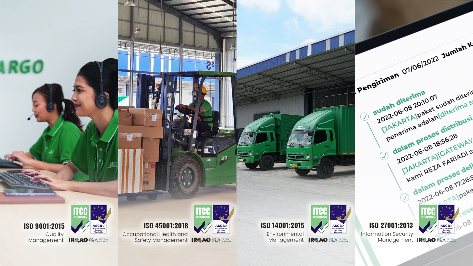 Jamin Kualitas Layanan, J&T Cargo Terapkan Standar Internasional
