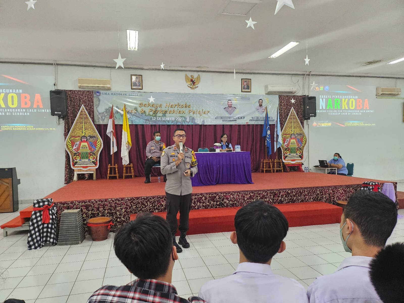 Polsek Pondok Aren Giat Police Go To School di SMU Ricchi Bintaro