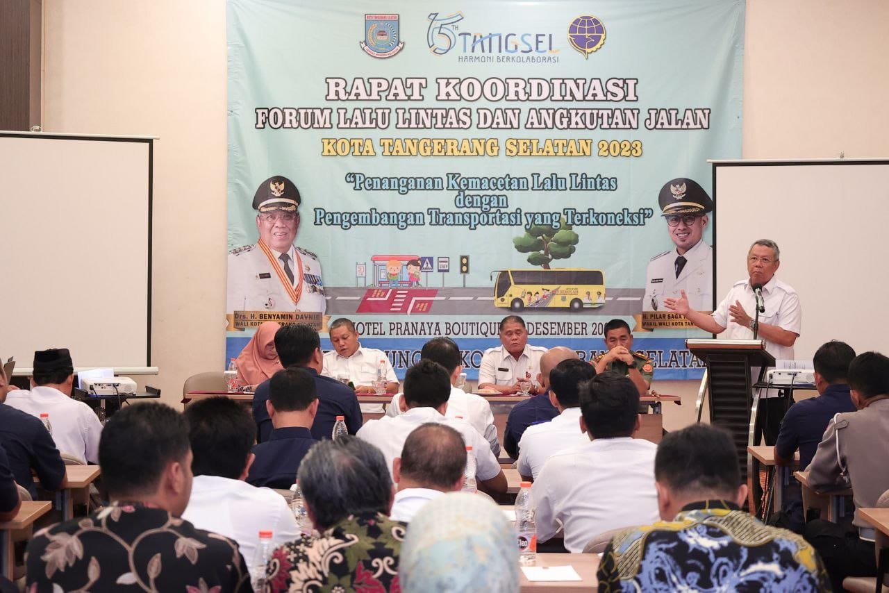 Lewat Forum LLAJ Tangsel, Benyamin Minta Antisipasi Mobilitas Masyarakat di Nataru