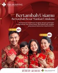 Eka Hospital Rayakan Tahun Baru Imlek dengan Program Diskon Pemeriksaan Kesehatan Berdasarkan Usia