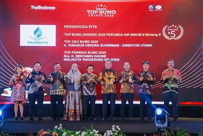 Wali Kota Benyamin Raih Penghargaan Top Pembina BUMD 2025