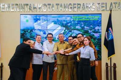 Benyamin Serahkan Surat Penunjukan Pemenang Lelang ke Konsorsium IEH-CNTY: Segera Bangun PSEL di TPA Cipeucang