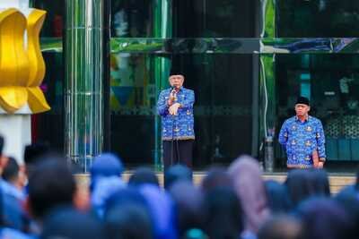 Benyamin Tindak Tegas! ASN Tak Hadir Apel Hari Kesadaran Nasional Kena Sanksi Denda, Disalurkan ke Baznas