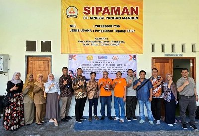 Kementan Dorong Swasembada Tepung Telur, UMKM di Blitar Terima Dukungan CSR dari Sucofindo