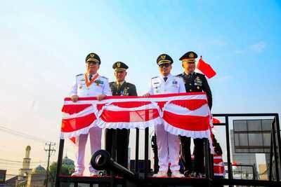 Parade Tank Meriahkan HUT ke-80 RI di Tangsel
