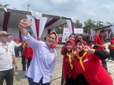 PMI Kota Tangsel Peringati HUT PMI ke-80, Ini Motivasi Airin untuk Generasi Muda PMR
