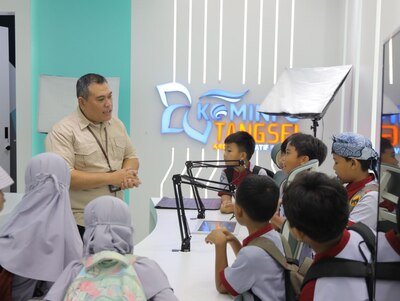 Serunya Siswa SDIT AL-Ikhlas Belajar Digital di Diskominfo Tangsel hingga Tur Kantor