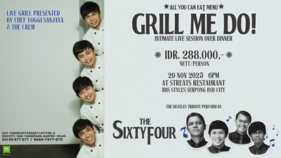 Ibis Styles Serpong BSD City Hadirkan “Grill Me Do!”, Event Grill Spesial dengan Tribute The Beatles