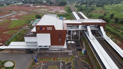 Stasiun Jatake di BSD City Sudah Beroperasi