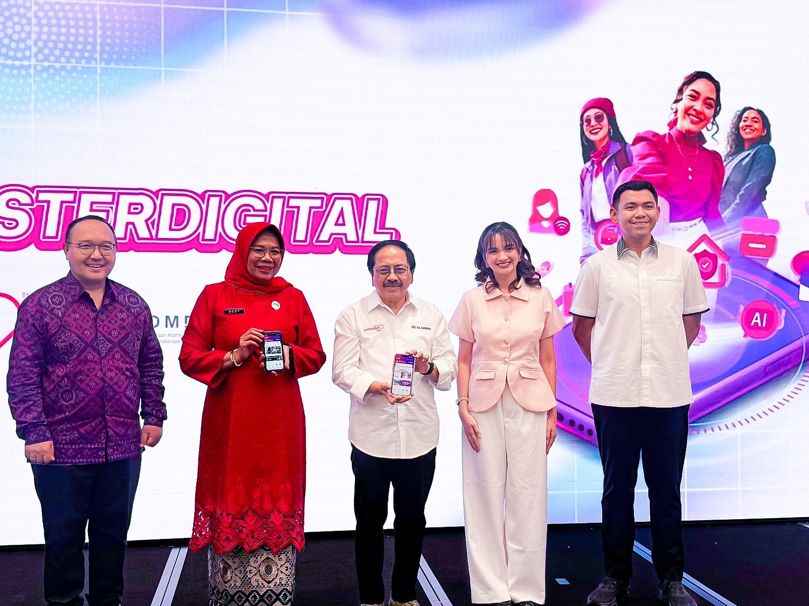 Kolaborasi Strategis! XLSMART, KOMDIGI, dan KEMENPPPA RI Perkuat Ekosistem Pemberdayaan Perempuan Lewat Sisternet