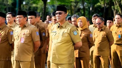 Pemkot Tangsel Gelar Apel dan Halalbihalal, Benyamin Tekankan Kebersihan dan Efisiensi Anggaran
