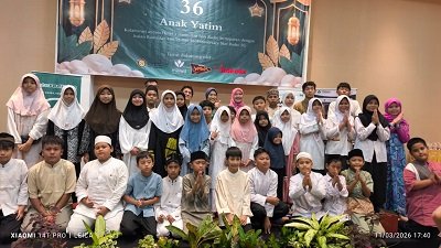 Yasmin Hotel Karawaci dan Star Radio Santuni 36 Anak Yatim di Momen Ramadan