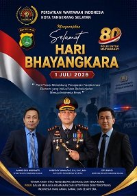 PWI Kota Tangsel Ucapkan Selamat Hari Bhayangkara Ke-80